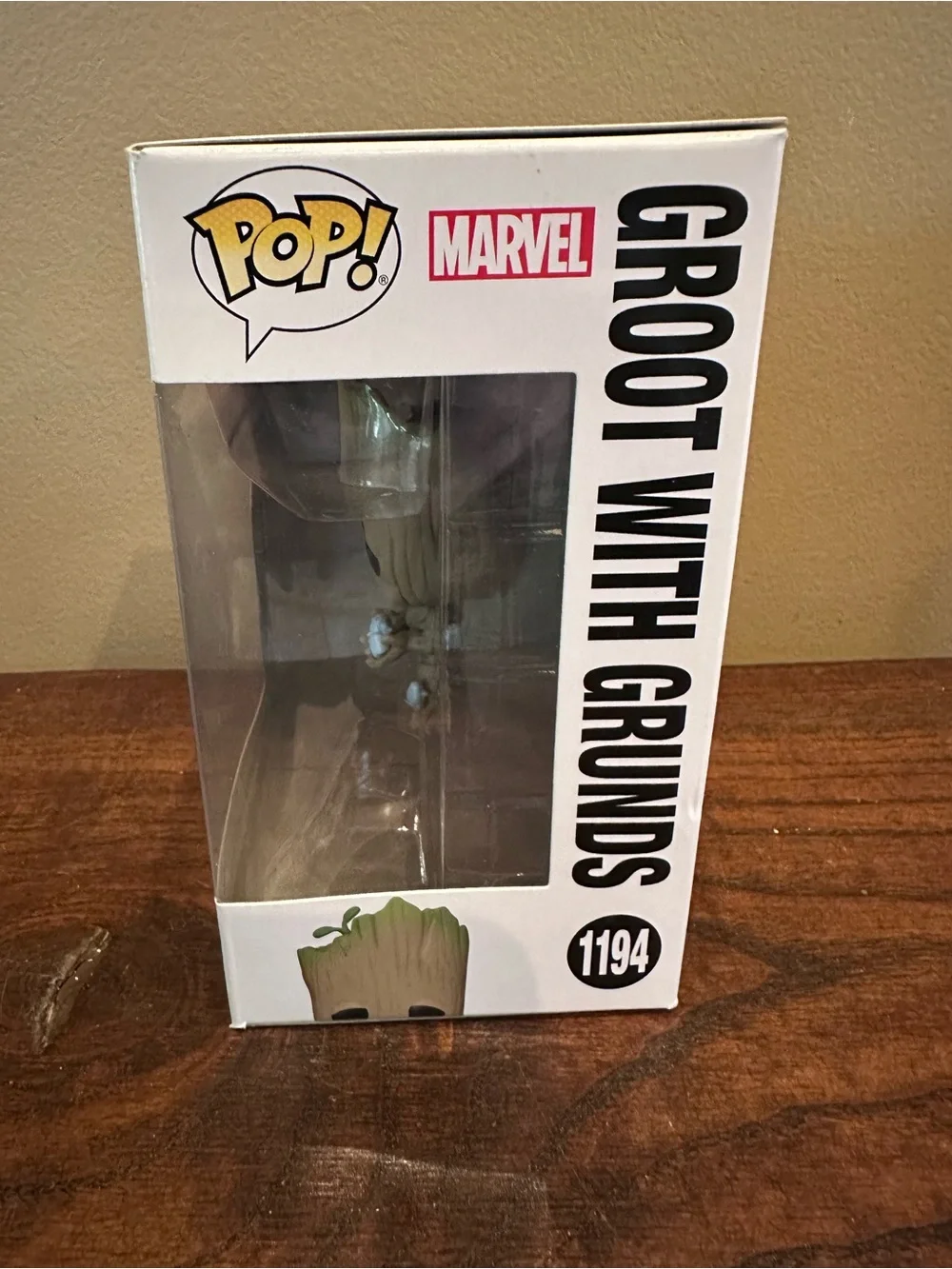 Funko I Am Groot Collectible - Green and Brown Pop! Figure - Picture 4 of 6